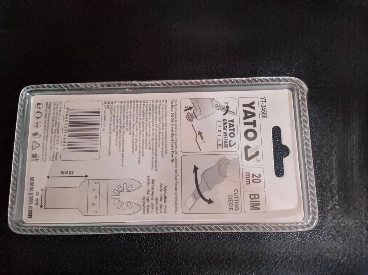 YATO YT-34686 PLUNGE CUTTING SAW BLADE-SPEC INFORMATION