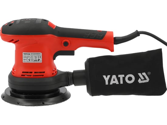YATO YT-82208BS ORBITAL SANDER FRONT VIEW