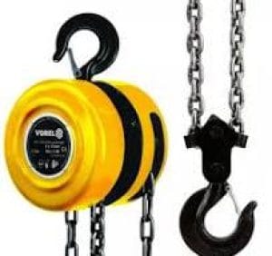 VOREL 80752 2000KG CHAIN BLOCK