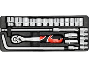 YATO YT-12671 25PCS 1/2" SOCKET SET