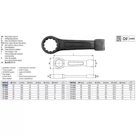 YATO YT-1601 24MM RING SLOGGING WRENCH - Image 3