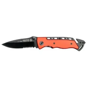 YATO YT-76052 FOLDING KNIFE WITH BLACK BLADE
