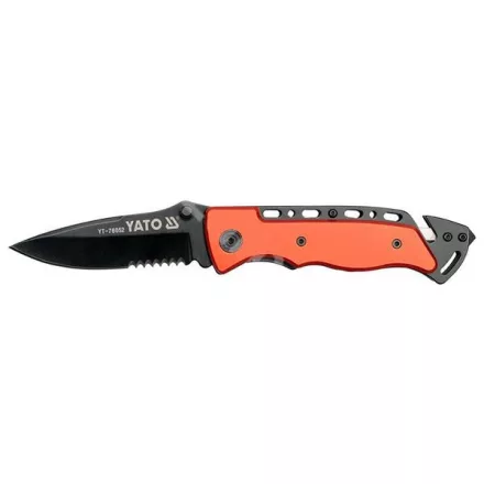 YATO YT-76052 FOLDING KNIFE WITH BLACK BLADE