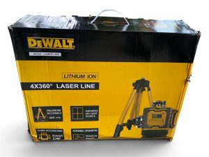 DEWALT 4X360 LASER LINE WITH MOUNTING TRIPOD