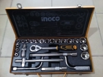 INGCO HKTS0243 24PC 1/2″DR. 6PT METRIC SOCKET SET