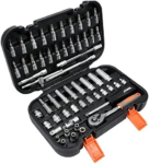 STHOR 58643 1/4″DR 56PC SOCKET SET – WITH BITS