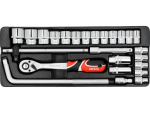 YATO YT-12671 25PCS  1/2″ SOCKET SET